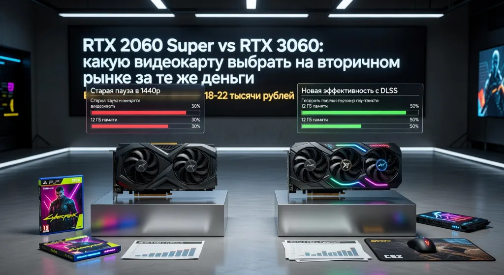 RTX 2060 Super vs RTX 3060: какую видеокарту выбрать на вторичном рынке за те же деньги