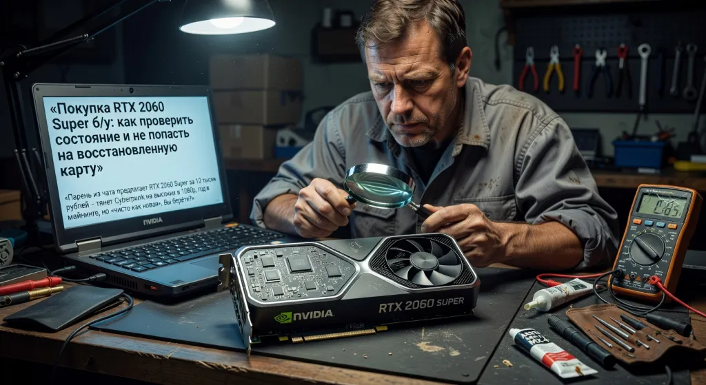 Покупка RTX 2060 Super б/у: как проверить состояние и не попасть на восстановленную карту