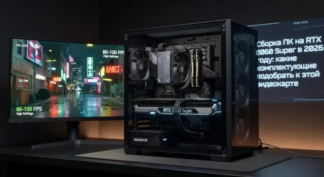 Сборка ПК на RTX 2060 Super в 2026 году: какие комплектующие подобрать к этой видеокарте