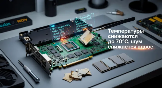 Замена термопрокладок на RTX 2060 Super: пошаговая инструкция и снижение температур на 10-15°C